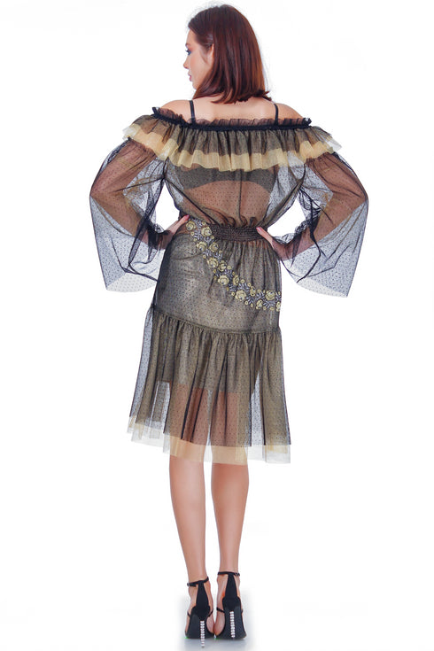 Rochie tip ie din tull freeshipping - Liza Panait Online Boutique